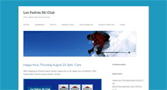 Desktop Screenshot of lospadresskiclub.net