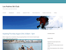 Tablet Screenshot of lospadresskiclub.net